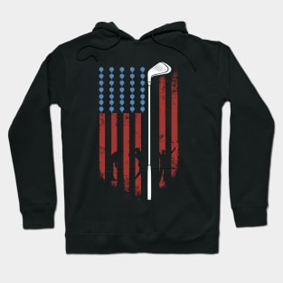 Golf American Flag Gift Golf Usa Lovers Gift Hoodie